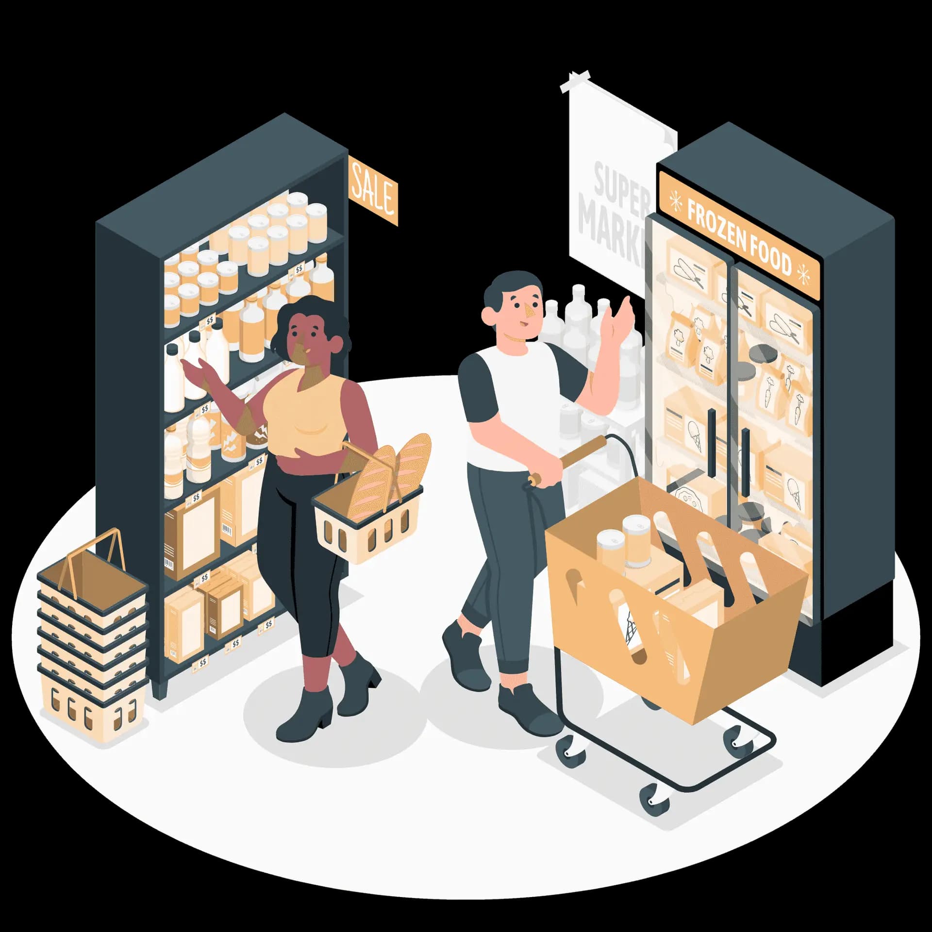 Les bons d’achat alimentaires