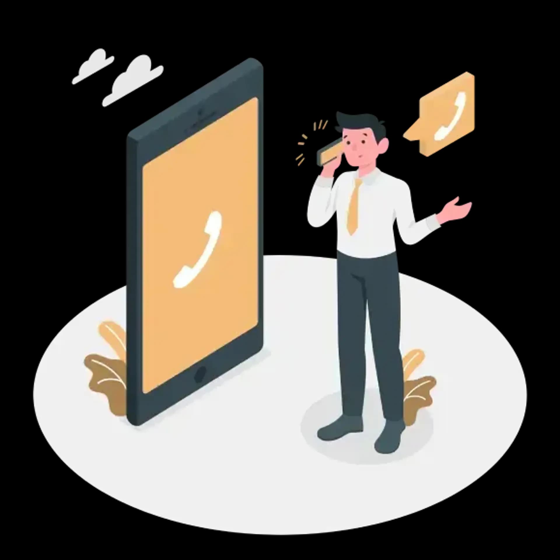 El servicio de telefonía